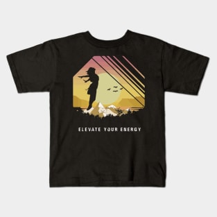 social energy Elevate Your Energy Kids T-Shirt